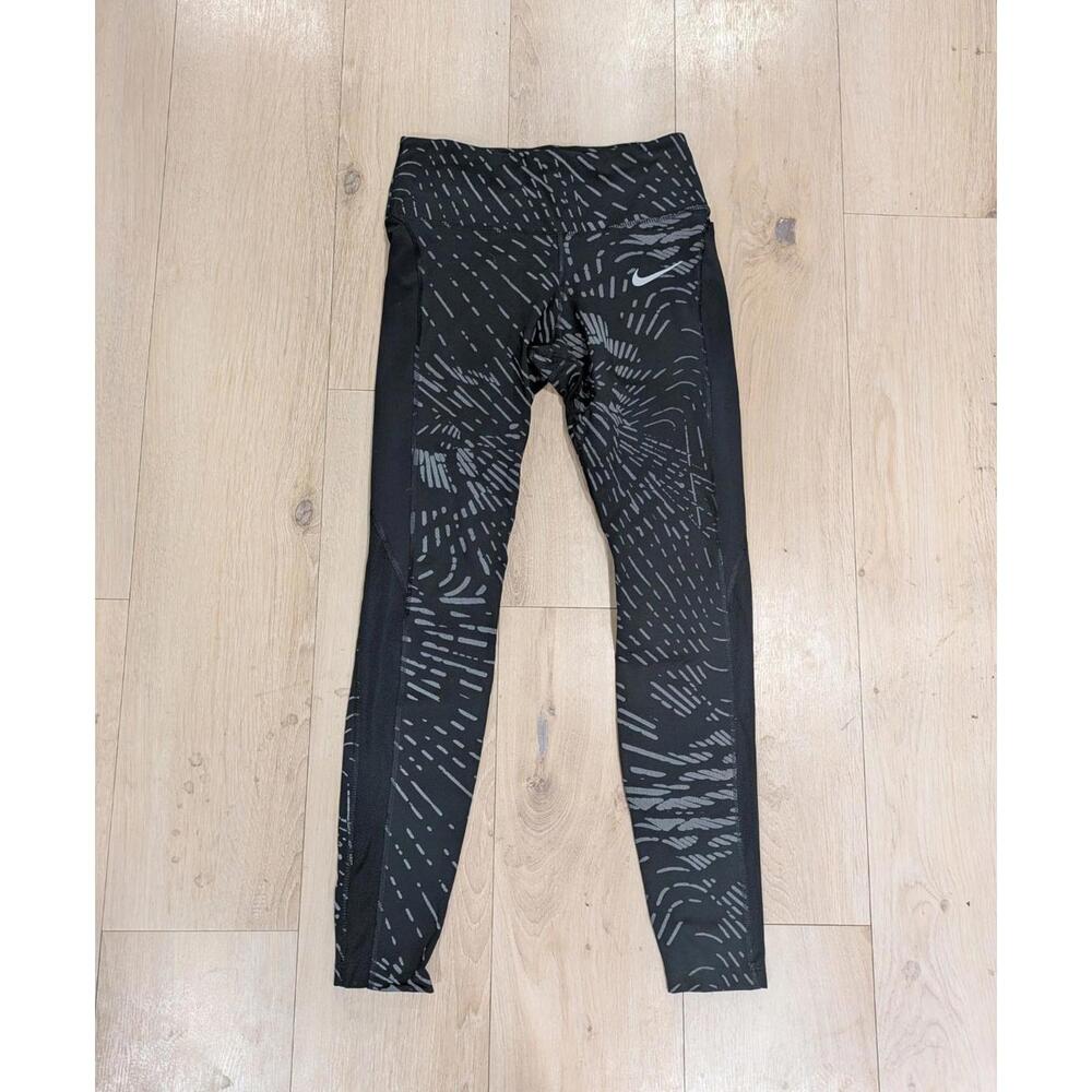 Womens Nike Dri-Fit Run Division Leggings‎ Reflective Pants DD6803-010 Size S